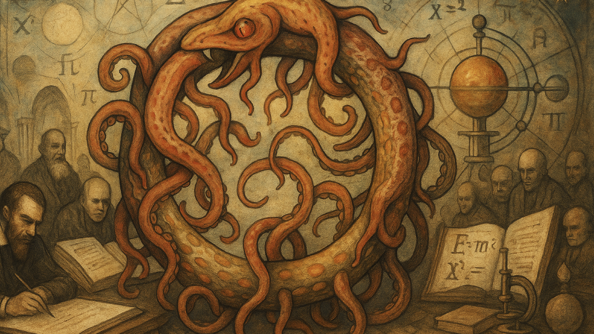 North Atlantic Knowledge Practice, Scientific Rationalism, digital graphic, Steve Seager (2025)